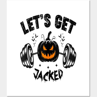 Quote For Guy's Halloween Gym Training Pumpkin Holiday Posters and Art